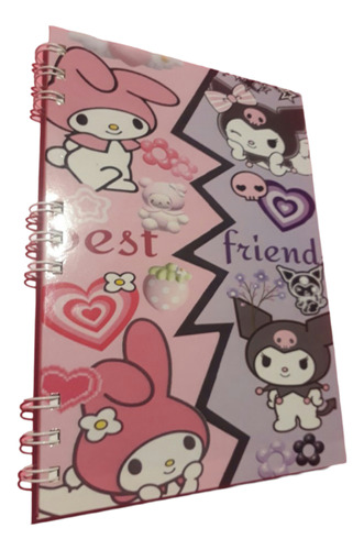 Libreta Tapa Dura Melody Kuromi