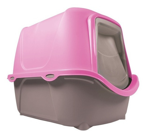 Baño Sanitario Para Gato Rosado 55x39x39cm 