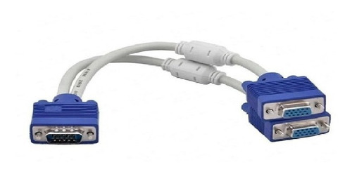 Cable Splitter Vga Svga 1 Macho  2 Hem 