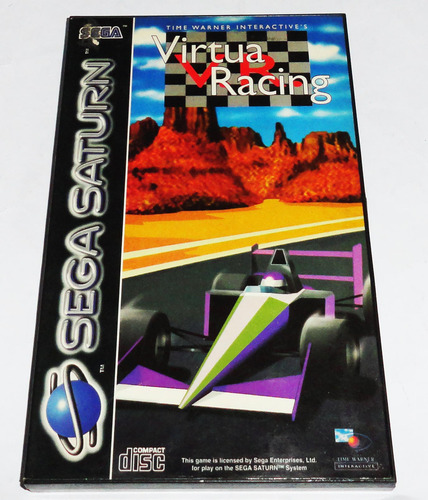 Virtua Racing Sega Saturn Original Completo (Usado)