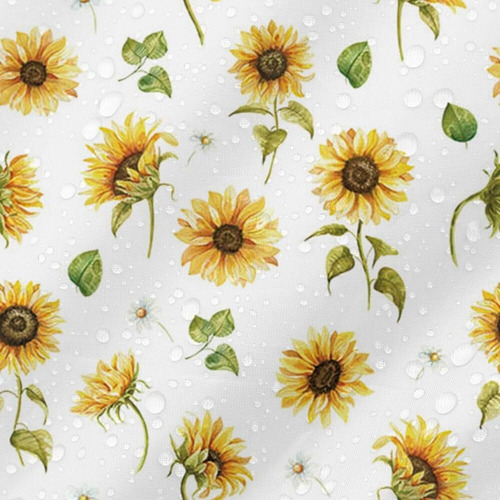Cortina De Ducha Con Diseño De Girasol, 180 X 180 Cm,floral