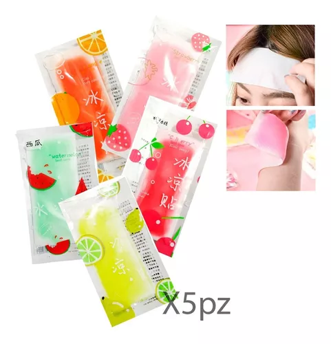 Parches Para Calor Piel Gel Frios Enfriamiento Frutas 5pz - Universo En  Línea