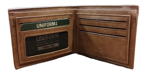 Billetera Hombre Uniform Original En Caja Modelo 12686