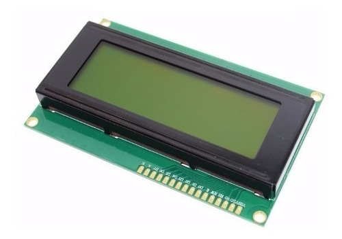 10x Display Lcd 20x4 Com Backlight Verde - Nota Fiscal