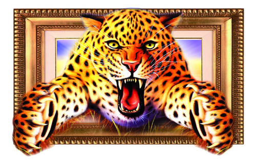 I Stickers Papel Pintado De Pvc Con Estampado De Leopardo Pa