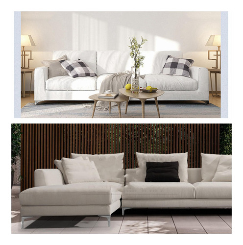 . Patas De Metal Sofá Loveseat Silla 15cm Plata