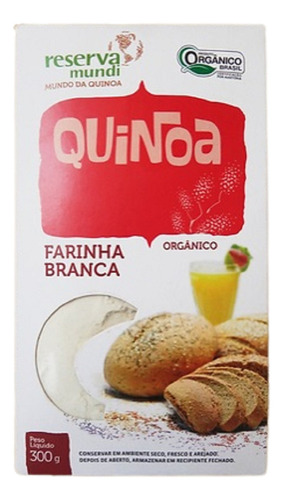 Kit 6x: Farinha De Quinoa Orgânica Reserva Mundi 300g