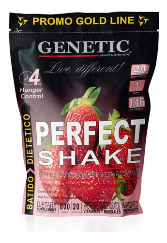 Perfect Shake Batido Proteico Reemplaza Comidas - Genetic