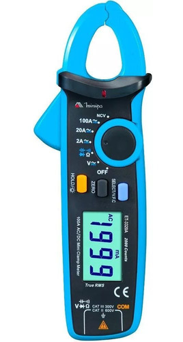 Imagem 2 de 7 de Alicate Amperímetro Digital Cat Iii - Et-3320a Minipa