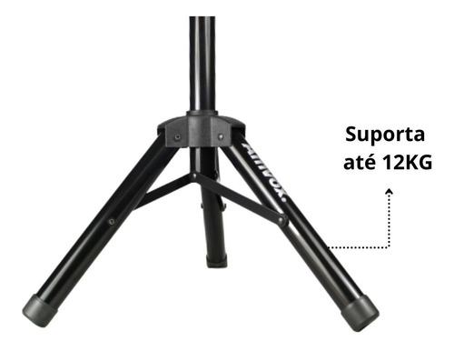 Imagem 7 de 10 de Pedestal Tripe Suporte Caixa De Som Amvox Atp001