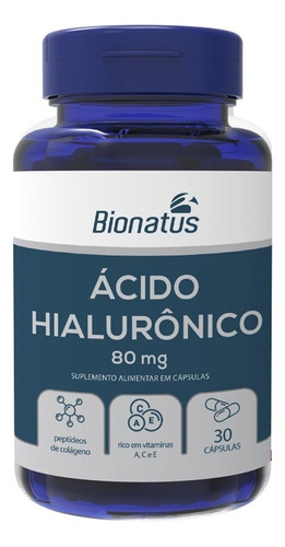 Acido Hialurônico Bionatus 80mg 30caps