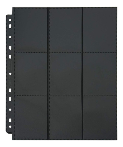 Vault X ® Sideloaders - 9-pocket A4 Trading Card Binder Page