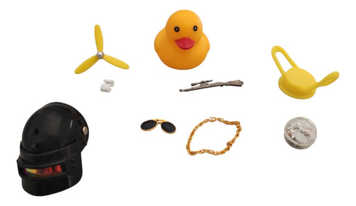 Pato Amarillo Casco Negro