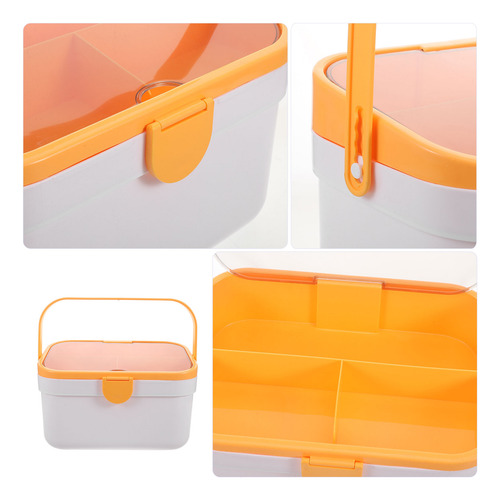 Caja De Medicamentos De Gran Capacidad Con Asas De Doble Cap