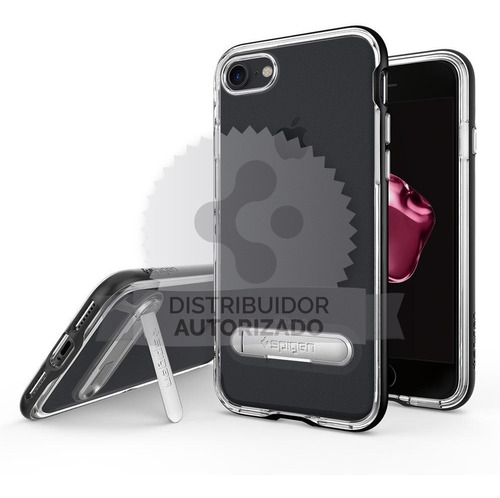 Funda Spigen iPhone 8 7 Cristal Hybrid Black 100% Original
