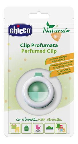 Boton Clip De Citronela Chicco Repelente Para Bebe 