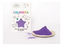 Comprar Polvo Bomba De Baño Sales Efervescentes Polvo De Estrellas Fragancia Violeta