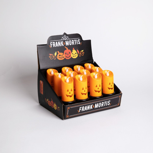 Vela Led Calabaza Halloween / Frank & Mortis