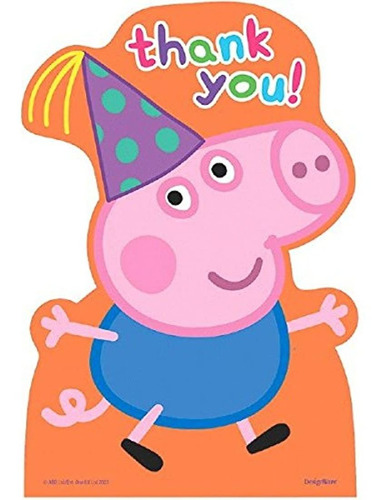 Peppa Pig - Fiesta De Cumpleaños Postal Tarjetas