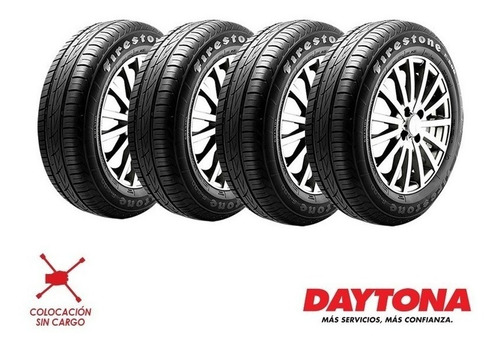 Kit X4 185/70 R14 Firestone F600 + Envío Gratis