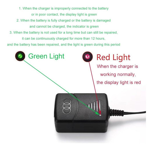 Cargador De Batería Ácida De Plomo Sellado De 12v, Cargador