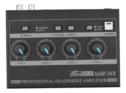 Amplificador De Auriculares Estéreo Compacto De 4 Canales 20