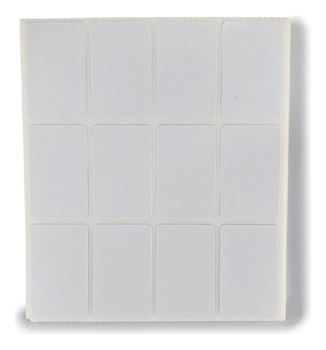 Rótulos Adhesivo Dimatic, Ref 40x25 Rectangular Color Blanco
