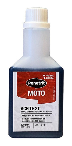 Aceite 2t Penetrit Moto 100cm3 Motosierra Desmalezad Art 945