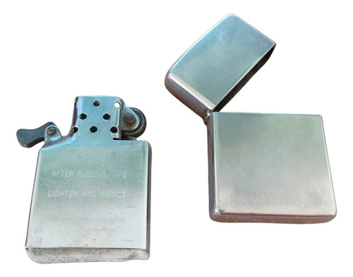 Encendedor Zippo Silver Plate K Xv (fines 90's) + Estuche (Usado)