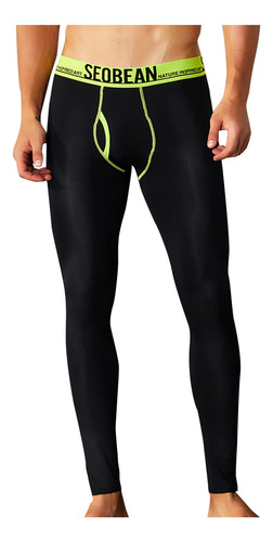 Leggings Deportivos Térmicos De Algodón Transpirables Con Es