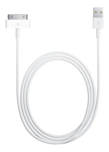 Apple Cable 30 Pin A Usb-a 1mt - Blanco