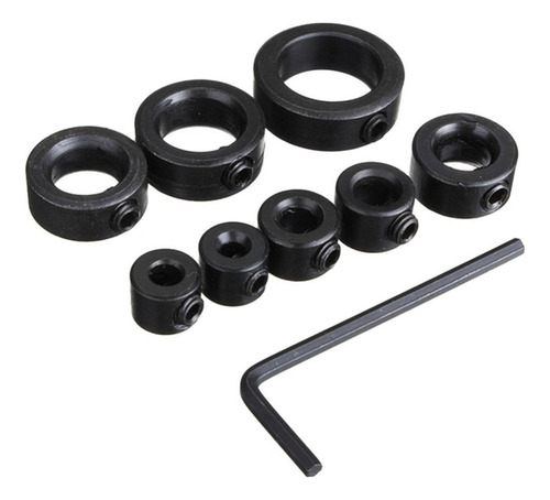 8 Piezas Profundidad De Taladro Topes Collares Anillo