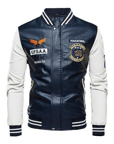 Chaqueta De Hombre De Moda De Uniforme De Béisbol De Pu