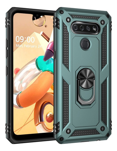 Funda Para LG Stylo 6 Carcasa Rudo Uso Con Soporte Magnético