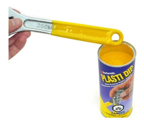 Imagen 4 de 10 de Pintura Para Sumergir Herramientas Plasti Dip 500 Mlyellow