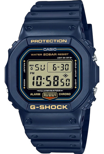 Relógio Casio G-shock azul DW-5600RB-2d Ag Ofc Watchcenter