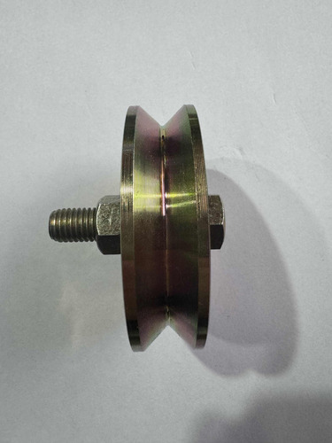 Rueda 80 Mm. Para Porton Corredizo Hierro Con Ruleman 6203