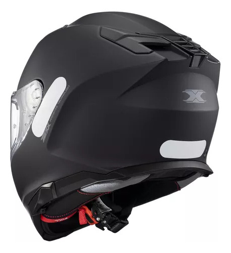 Capacete Moto Texx Kaiman Integral Fechado Esportivo Solido Preto Fosco Tamanho 64
