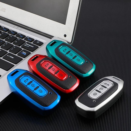 Capa Para Chave Bicolor Ford Territory Com 3 Botões