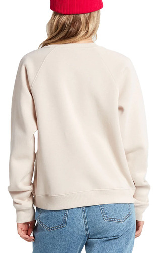Imagen 2 de 2 de Buzo Volcom Truly Stokin Crew Beige