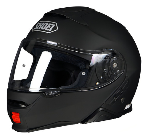Shoei Neotec 2, negro mate, el mejor casco retráctil, color negro mate, talla 55-56 S