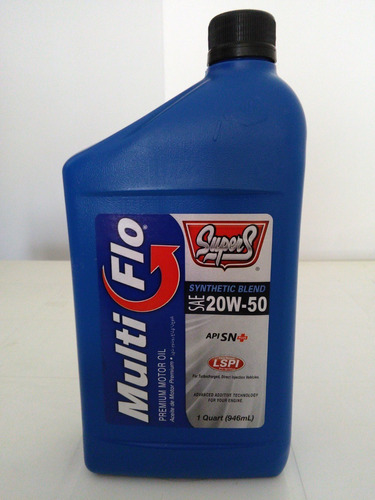 Aceite Semi Sintético Sae 20w-50 Super S