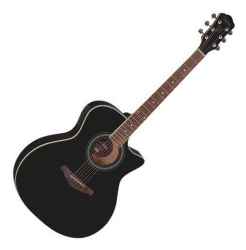 Violão Elétrico Hofma Hma260 Bk Preto Aço