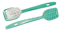 Comprar Cepillo Lava Espalda Con Esferas Masajeadoras Art 3039 Color Turquesa