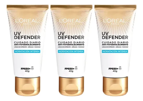 comprar Combo X3 Loreal Crema Dermo-expertise Uv Defender Fps50 40gr