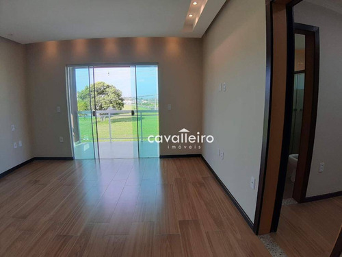 Casa De Luxo Em Cond. Próximo Ao Centro, 5 Quartos, Piscina E Área Gourmet, 262 M² Por R$ 1.300.000 - Centro - Maricá/rj - Ca4217