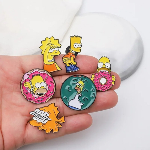 Pin Metal Simpson Blinky Pez Mutante Piscodélico Homer Burns