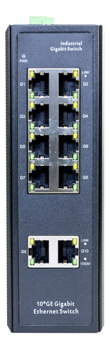 Conmutador Ethernet Industrial No Administrado Aigws De 10 P