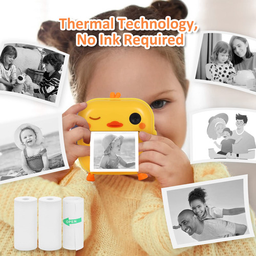 Cámara Instantánea Aurtec Para Niños Con Impresión Térmica P