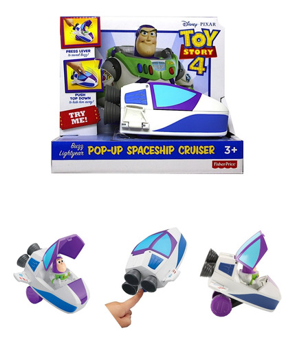 Nave Espacial Buzz Lightyear Toy Story Figura Original 